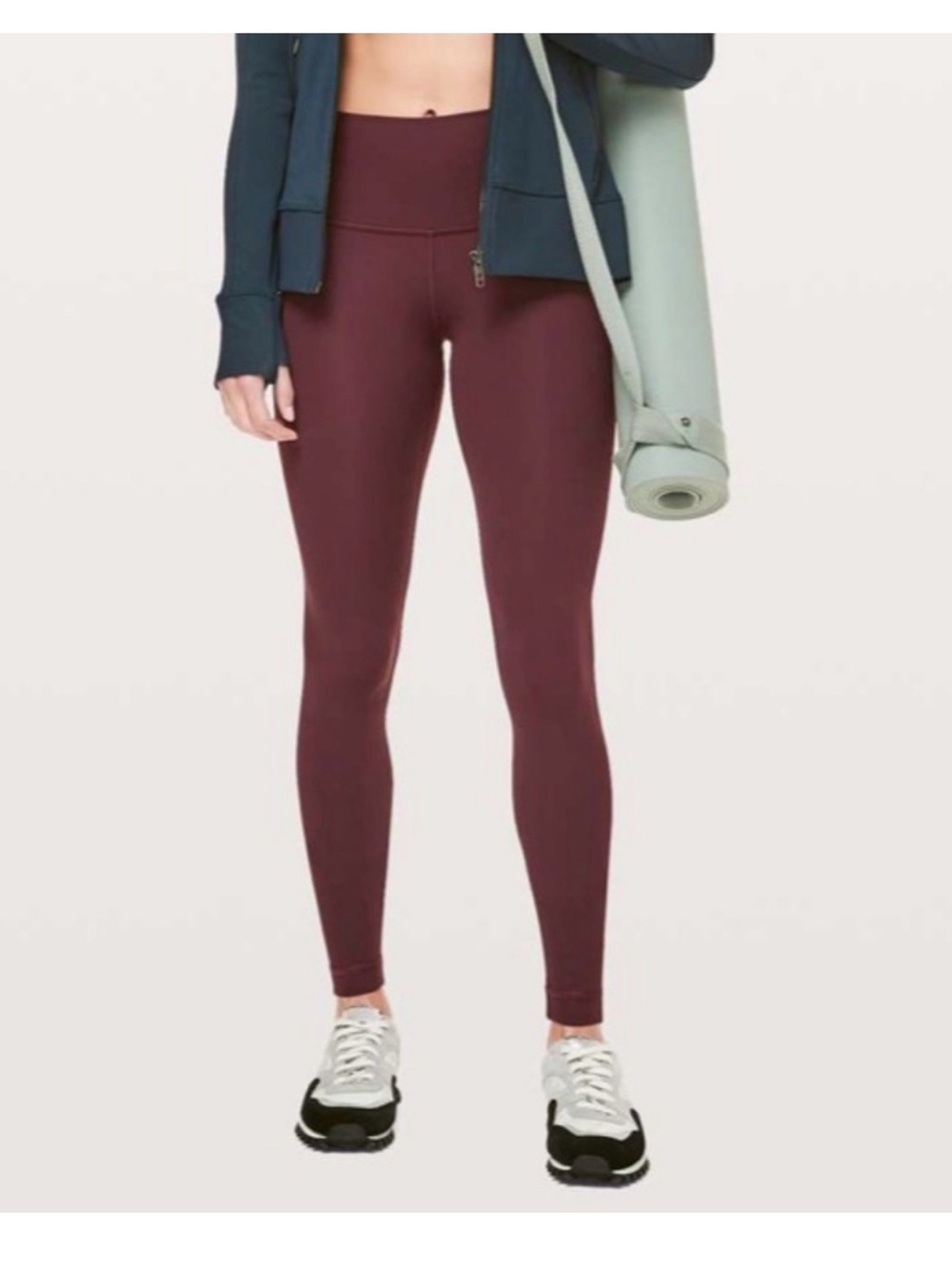 Lululemon Wunder Under High-Rise Tight *Brushed 28" Dark Adobe‎ size 4